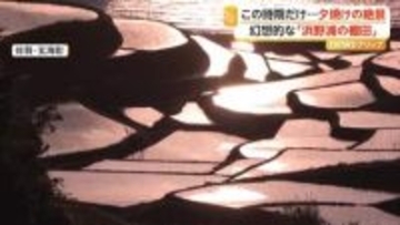 この時期だけ！圧巻の絶景　棚田が夕日に染まる「浜野浦の棚田」　早朝2時間が一番美しい「逆さ那岐連峰」　佐賀・岡山