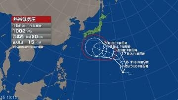 【台風情報】“台風のたまご”熱帯低気圧が発生　シルバーウィークに日本列島に近づくおそれ　今後の進路予想は　きょう15日夜には南鳥島近海で台風に発達する予想
