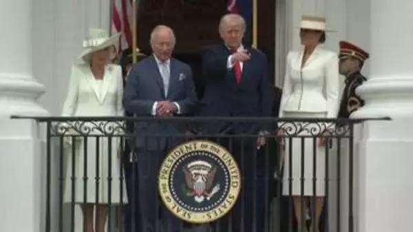 アメリカのトランプ大統領、イギリスのチャールズ国王を国賓歓迎　「両国の絆は今後も長く続くと確信」