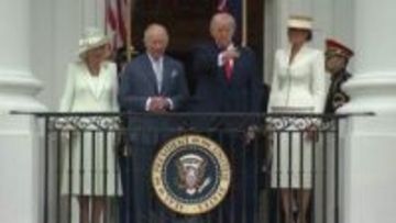 アメリカのトランプ大統領、イギリスのチャールズ国王を国賓歓迎　「両国の絆は今後も長く続くと確信」