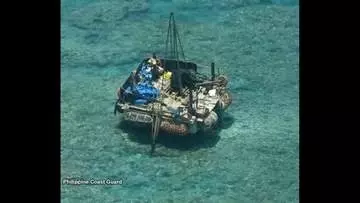 中国が南シナ海に「無許可の構造物」 フィリピン当局が抗議・撤去要求
