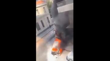 フランス・マクロン大統領滞在先のホテル近くで連続爆発　直前にホテル離れ無事　18人負傷　シリア首都ダマスカス