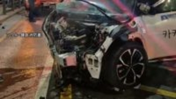 タクシー運転手からモルヒネ陽性反応…韓国で歩行者にタクシー突っ込み15人死傷　韓国の自動車事故は日本の2倍