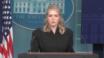 「トランプ大統領が双方に強い苛立ちを覚えている」ホワイトハウス報道官会見　ウクライナ和平協議の進展が不透明との認識