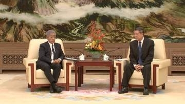 【速報】岩屋前外務大臣が中国副首相と会談　何立峰氏「誤った言動による困難や矛盾を乗り越えた後に発展を推進できる」