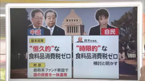 食料品消費税“ゼロ”政策で与党は“時限的”も新党「中道」は“恒久的”…橋下徹氏「解散しないで国会で議論すべき」