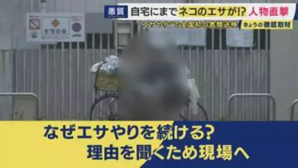“迷惑なエサやり”で全国初の書類送検　“いたちごっこ”のエサやり行為　「頼まれて、ここだけ…」　自宅敷地内にエサを撒かれる被害も…　“悪質なエサやり”は罰金の可能性も