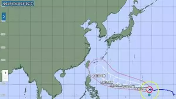 【台風情報】ダブル台風の今後の進路予想　台風9号は10日午前9時には沖縄の南に達する見込み　台風10号は熱帯低気圧に変わる見込み