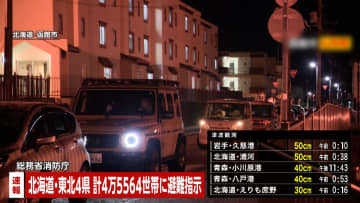 【交通情報】東北新幹線3カ所で車両停止…八戸駅～七戸十和田駅間で立ち往生乗客94人ケガなし　北海道・青森の高速道路でも通行止め　（午前1時15分現在）