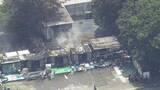 「プレハブのゴミ置き場から出火　陸上自衛隊・朝霞駐屯地で火事　1時間半後に鎮火」の画像1