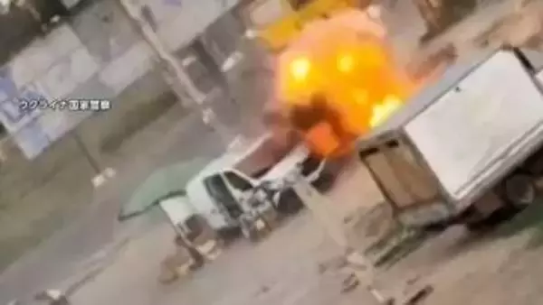 ロシア軍ドローンが民間人追い回す　追い回された男性「これは野菜だと見せたのに向かってきた」背中や足にケガ
