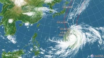 【台風情報】大型で強い台風27号の進路予想　非常に強い勢力で小笠原近海へ　5日には中心気圧925hPaまで下がる予想　6日頃は千葉県など関東の沿岸部では北風が強くなるおそれ