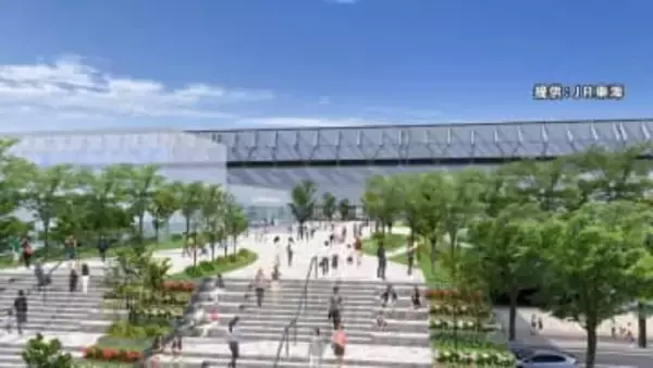 リニア中央新幹線　唯一未着工だった「山梨県駅」で起工式　4階建ての駅舎2031年12月完成予定