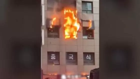 ソウルの宿泊施設で火事　日本人女性が意識不明の重体　目撃者「助けてと叫んで手を振っていた」明洞近くの7階建てビルの3階　韓国