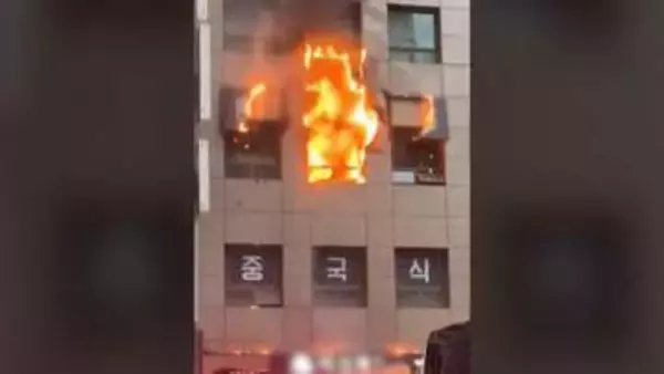 ソウルの宿泊施設で火事　日本人女性が意識不明の重体　目撃者「助けてと叫んで手を振っていた」明洞近くの7階建てビルの3階　韓国