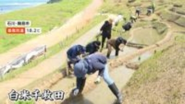 連休明けの週末　東京都心は朝から強風　石川「白米千枚田」で田植え始まる　9月上旬頃に収穫