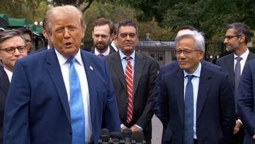 トランプ大統領がAI企業トップとの合意文書に署名　AIの安全確保向けた自主規制など「道徳的に拘束力あると思う」