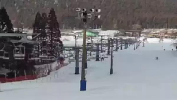 リフト緊急停止で小学生含む60人が取り残される　富山市・立山山麓スキー場らいちょうバレー