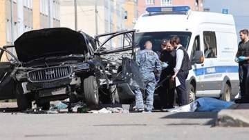 ロシア北西部サンクトペテルブルクで車爆発　乗っていた軍人死亡