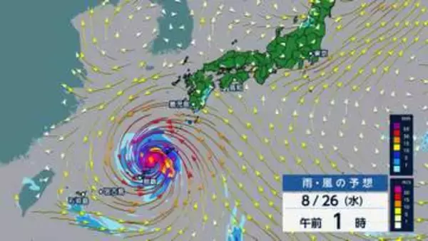 台風18号が接近　沖縄・奄美で大荒れ　夏休み終盤に直撃