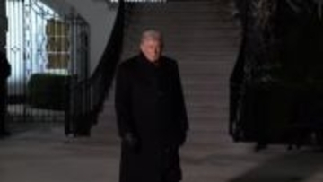 「ダボス会議」出席のためスイスに向かったトランプ大統領、「エアフォース・ワン」の電気系統トラブルで出発が2時間以上遅れる