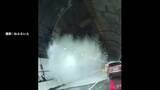 「トンネルの中で大量の水が噴出…中央道・笹子トンネル内で漏水　消火栓など給水する防災本管か　一時通行止めに」の画像1
