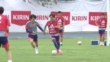 サッカーワールドカップ　日本代表メキシコで合宿　鎌田選手「しっかり慣れていかないと」　気温27度で“暑さ”対策