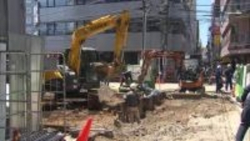 横浜市繁華街近くの道路陥没　11日午後6時40分ごろに復旧作業終了　交通規制も解除　発生から4日