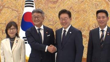 日韓議連・武田会長が李大統領と会談　日本と韓国　「近くて近い」関係目指し連携強化で一致