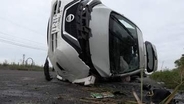 車が横転し大破…運転の23歳男性死亡　車に残された“黒い毛”はクマと衝突か　現場は野生動物の目撃情報多数　北海道・根室市