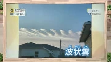 「すごい雲が出ている！」6歳が見つけた“のこぎり雲”朝空に広がった神秘的な「波状雲」の発生メカニズムを気象予報士が解説