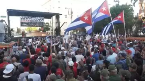 集会でトランプ政権を念頭に侵略に備え戦闘準備　キューバ大統領が国民に呼びかけ「対話不可能ではないが困難」