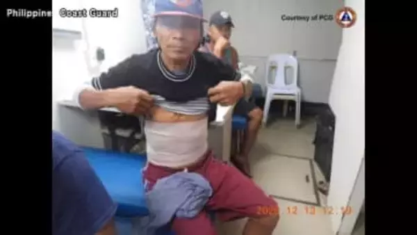 中国沿岸警備隊の放水攻撃でフィリピン人漁師3人けが