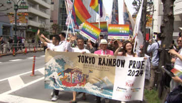 「東京レインボープライド」約1万5000人が渋谷をパレード　アジア最大級LGBTQイベント