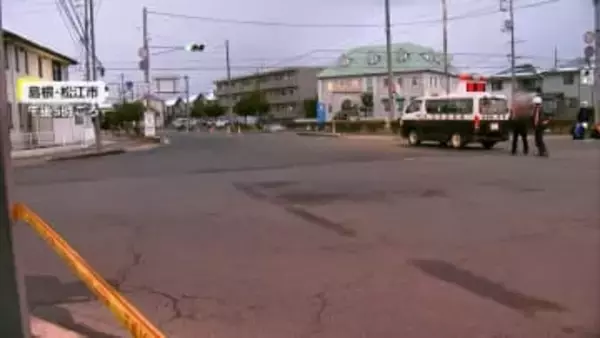 【速報】小学生男子がひき逃げされ死亡…走り去った大型トラック運転手の50代男を逮捕　横断歩道ある交差点　島根・松江