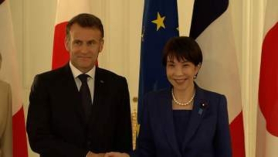 高市総理と会談へ　マクロン仏大統領が赤坂迎賓館に到着　イラン情勢・安保協力など協議のほか花見も予定