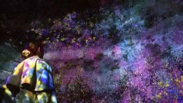 千葉・養老渓谷で夜の野外アート展　チームラボ 自然とデジタルの融合