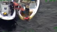 沈みゆくボートに取り残された人を決死の救出劇　岸まで3キロ沖合　アメリカ・フロリダ州
