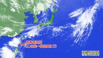“台風のたまご”今後の動きは？　一時的に強まって台風“昇格”の可能性も　台湾のすぐ南にある熱帯低気圧は6月6日に北上　7日には梅雨前線に取り込まれる見通し　警報級の大雨となるおそれ