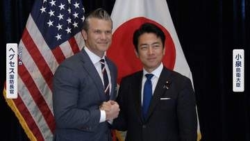小泉防衛大臣がヘグセス国防長官と会談　シンガポール訪問中　迎撃ミサイルなどの共同開発・生産を加速させることで一致