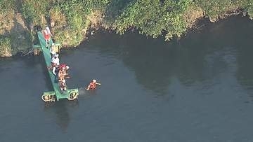 川遊び中に…男子中学生流され死亡　名古屋市の庄内川