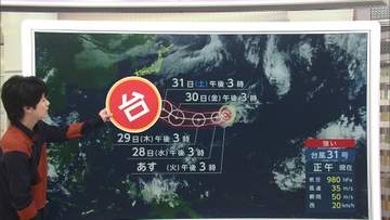 「温帯低気圧×前線」で警報級大雨か　雨風強まるワケは秋雨前線と温帯低気圧が発達しやすい環境　台風31号も発達中