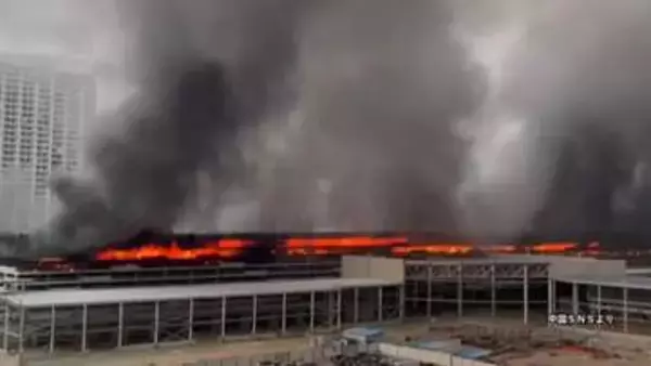 電気自動車大手「BYD」本社隣の駐車場で大規模火災　テスト用や廃車予定の車燃える　販売予定の完成品は無し　中国