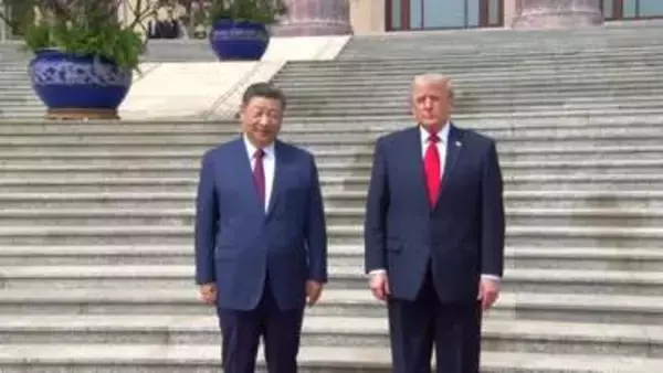 米中首脳会談　予定を40分以上超過して終了　中国・北京