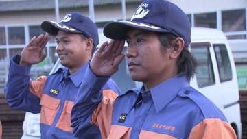 「力を貸します」　消防団に外国人の助っ人　インドネシア人2人が初めて加入　人口減少に悩む地域を支える新たな力に