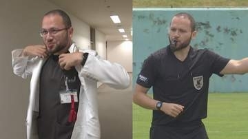 「医師」と「サッカー審判」の二刀流　2歳で来日したエジプト出身の研修医が医師の道を歩む理由　「祖父は肺がんが見過ごされ…」