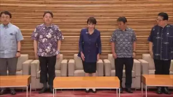 高市総理こだわりの「かりゆしウェア」披露　夏本番前に恒例の「かりゆし閣議」開催