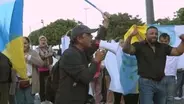 ハンタウイルス“集団感染”クルーズ船　島の住民ら“受け入れ”反対デモ　感染はいずれも「アンデス株」で計6人確認