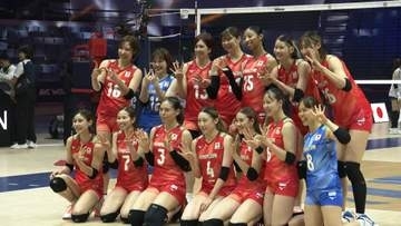 【速報】ロサンゼルス五輪まであと２勝！台湾に3-0でストレート勝ち　頼れるキャプテン石川真佑が準決勝進出に導く【バレーボールアジア選手権 日本×台湾】