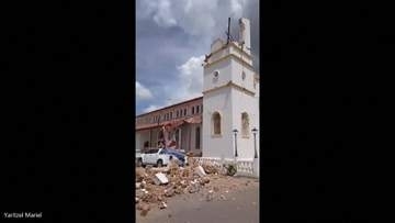 中米パナマでM7.7の強い地震　教会の鐘楼が崩落、複数のけが人も　住民ら建物から避難　被害全容は不明